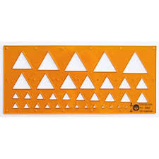 PLANTILLAS PIZZINI TRIANGULOS       5803