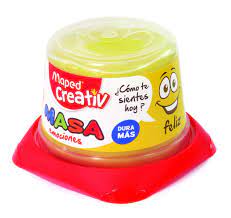 MASA MAPED POTE 120gr. AMARILLO