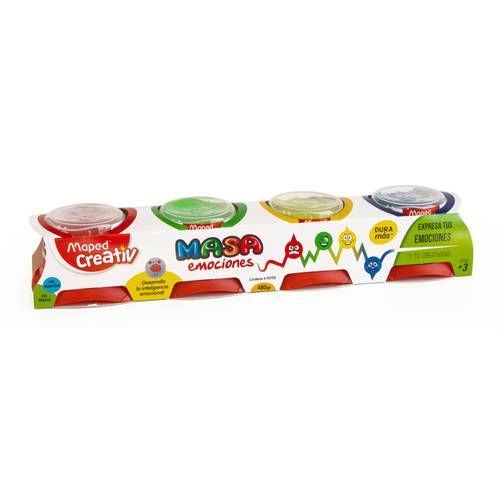 MASA MAPED POTE 120gr.x 4 CLASICOS