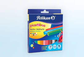 PLASTILINA PELIKAN x 10u. SURTDAS