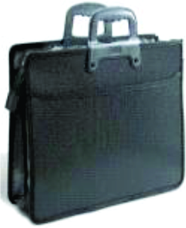 PORTAFOLIO LAMA PLASTICO 39x28 NEGRO