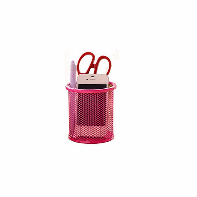 PORTA LAPIZ ALTO METAL ROSA