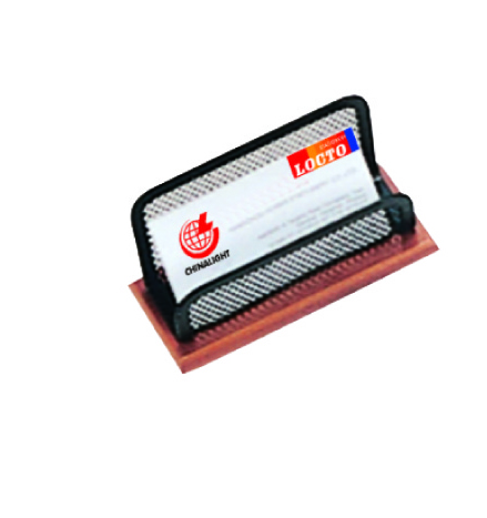 PORTA TARJETA LOCTO BASE DE MADERA