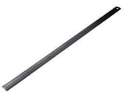 REGLA ACERO INOXIDABLE *  60 CM.