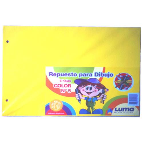REPUESTO DIBUJO LUMA COLOR N.5 