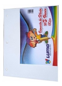REPUESTO DIBUJO LUMA BLANCO N.3 