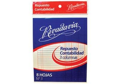 REP.CONTABILIDAD N.3 * 8H. 3 COLUMNAS