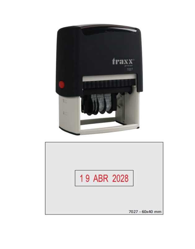 SELLO TRAXX AUTOM.PLACA+FECHADOR 60*40