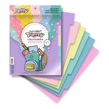 SEPERADOR ESCOLAR IBI PASTEL x 6u