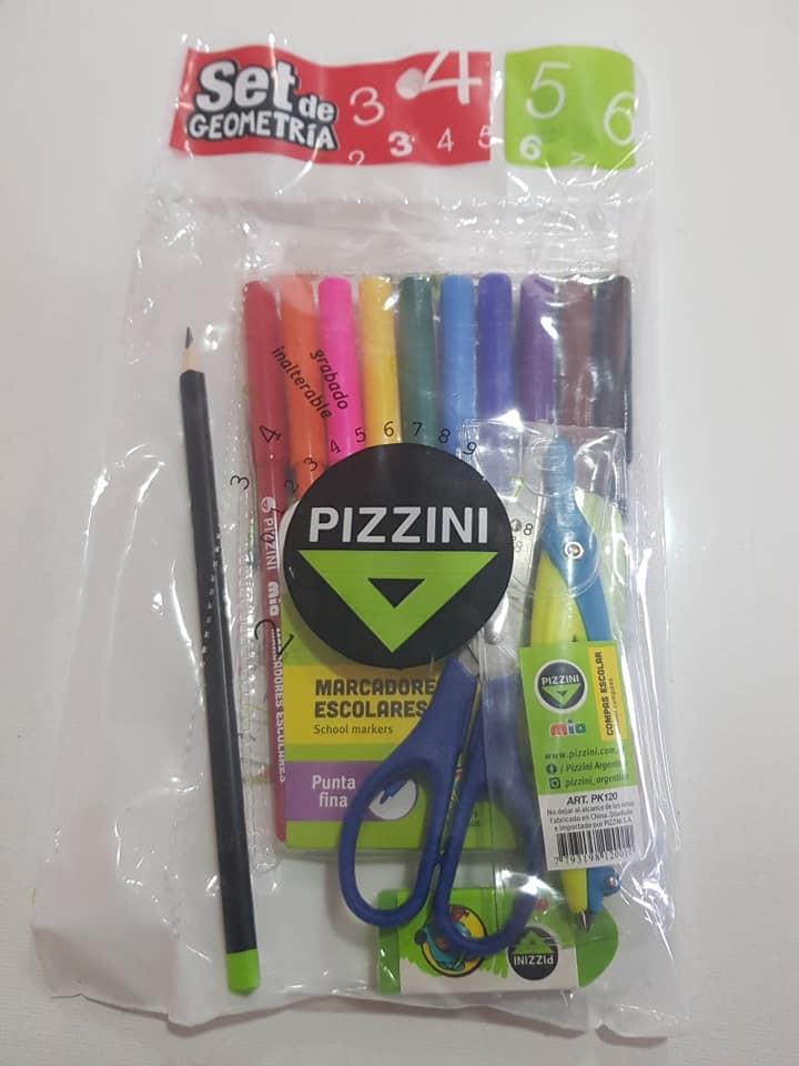 SET PIZZINI 4502 - MARCADORES+ PROD.ESC.