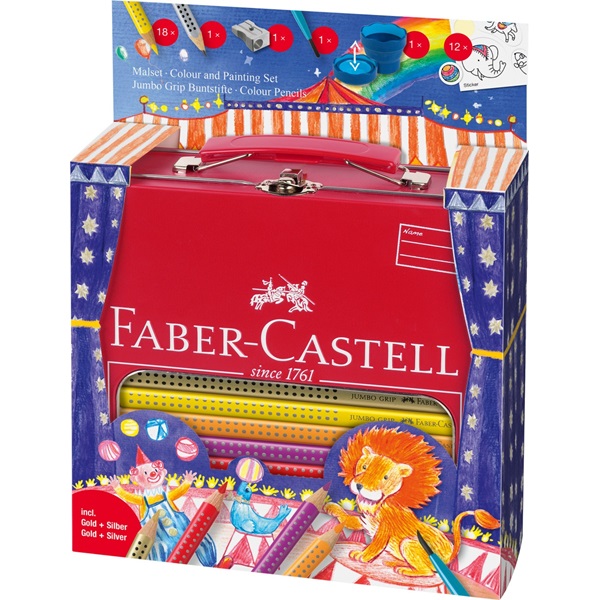 SET FABER JUMBO GRIP PARA PINTAR CIRCO