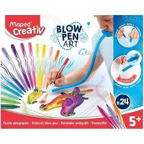 SET MAPED BLOW PEN ART. CREATIV x 24m.