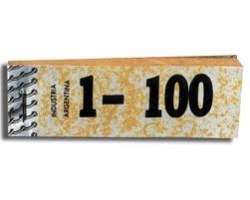 TALONARIO GUARDARROPA  1 - 100