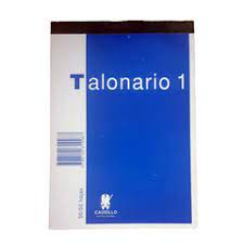 TALONARIO NEUTRO CHICO  DUPL. ECONOM.N.1