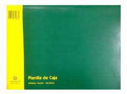 TALONARIO PLANILLA DE CAJA * 100 ENT/SAL