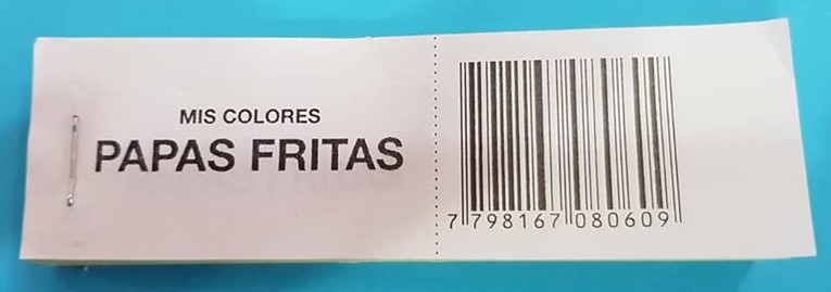 TALONARIOS PAPAS FRITAS x 100u.