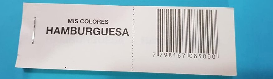 TALONARIOS HAMBURGUESA x 100 u.