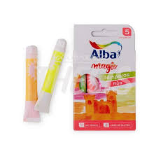 TEMPERA ALBAMAGIC 8cm.x 5u FLUO