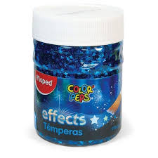 TEMPERA MAPED POTE 200ml. EFECTO AZUL