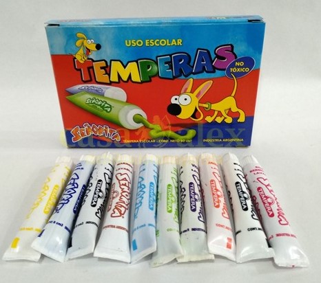 TEMPERA STA x 10u. SURTIDAS (8cm3)