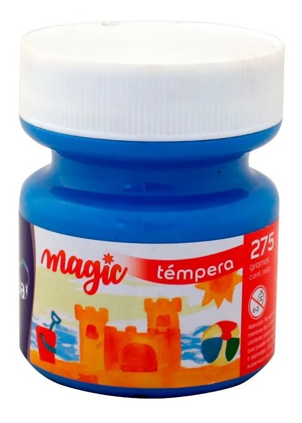 TEMPERA ALBA MAGIC X 275 gr. FLUOR CYAN