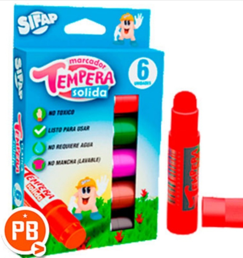 TEMPERA SOLIDA SIFAP x6u. CLASICA