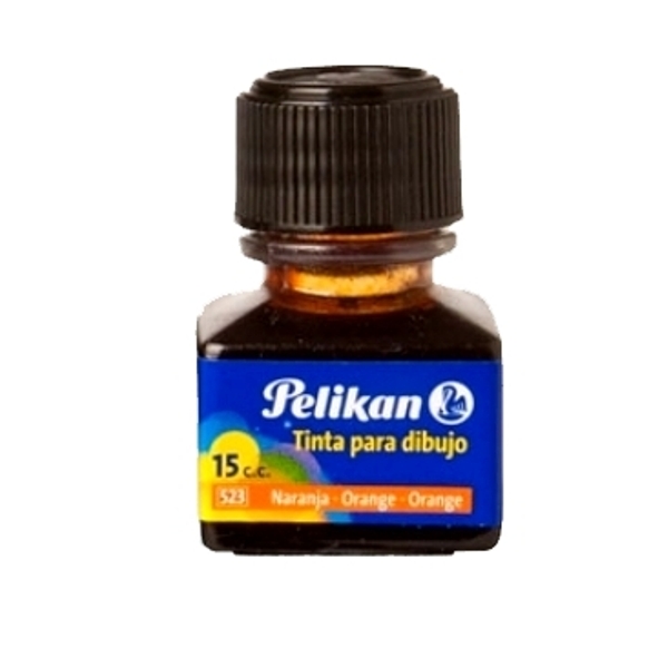 TINTA CHINA PELIKAN 15ml. NARANJA