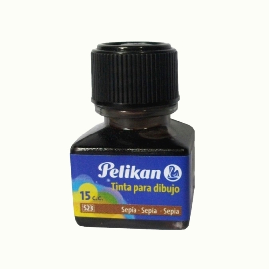 TINTA CHINA PELIKAN 15ml. SEPIA -MARRON