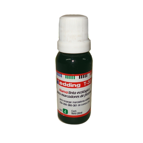TINTA EDDING BT-30 PIZARRA x 30ml.  VERDE