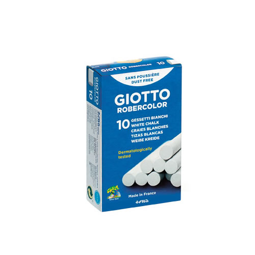 TIZA GIOTTO BLANCA x 10u