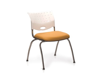 SILLA ATHINA 204 FIJA CROMADA SIN BRAZOS