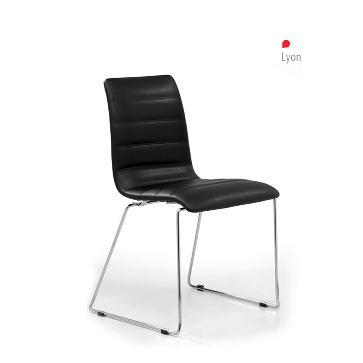 SILLA LYON BASE TRINEO CROMADA