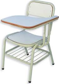 SILLA UNIVERSITARIA PUPITRE FIJO
