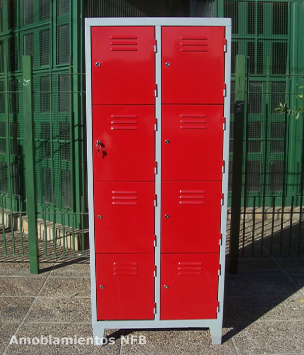 LOCKERS - GUARDA BOLSOS -   8 P (1.85 x 0.53 x 0.52)