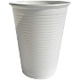 VASOS PLASTICO 300cm.- BLANCO x 100 u.