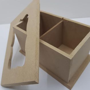 FIBROFACIL CAJA TE VISOR ENCASTRE 2 DIV.
