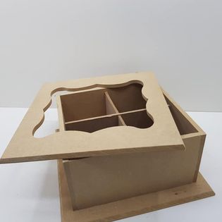FIBROFACIL CAJA TE VISOR ENCASTRE 4 DIV.