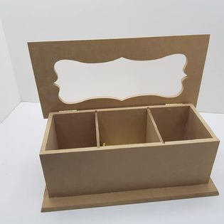 FIBROFACIL CAJA TE 3 DIV. BISAGRA VISOR