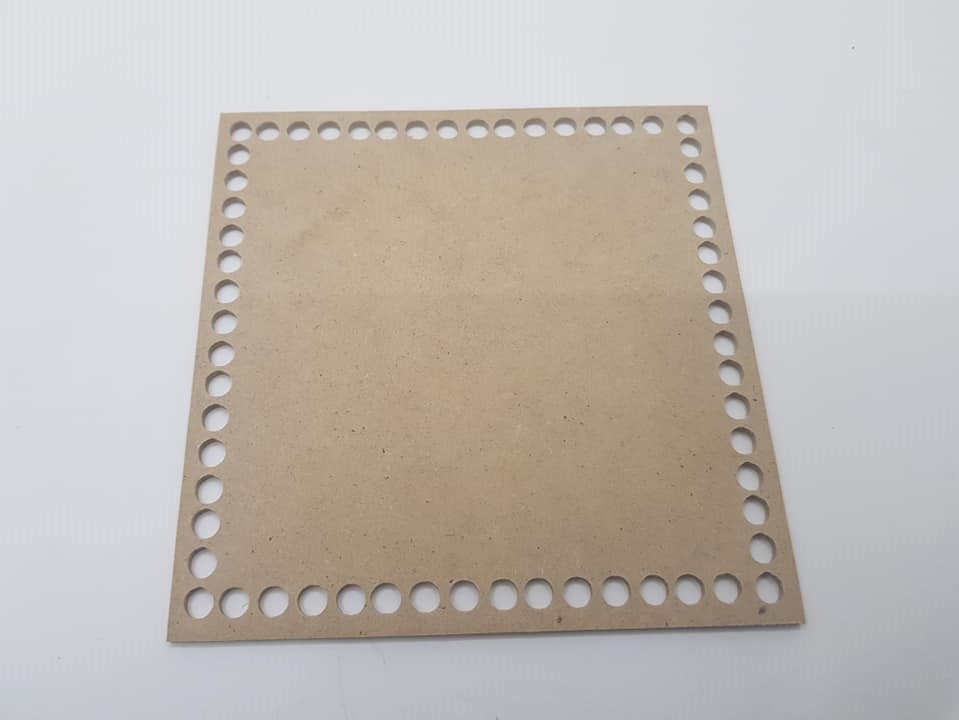 FIBROFACIL BASE TEJIDO CUADRADA 15cm.