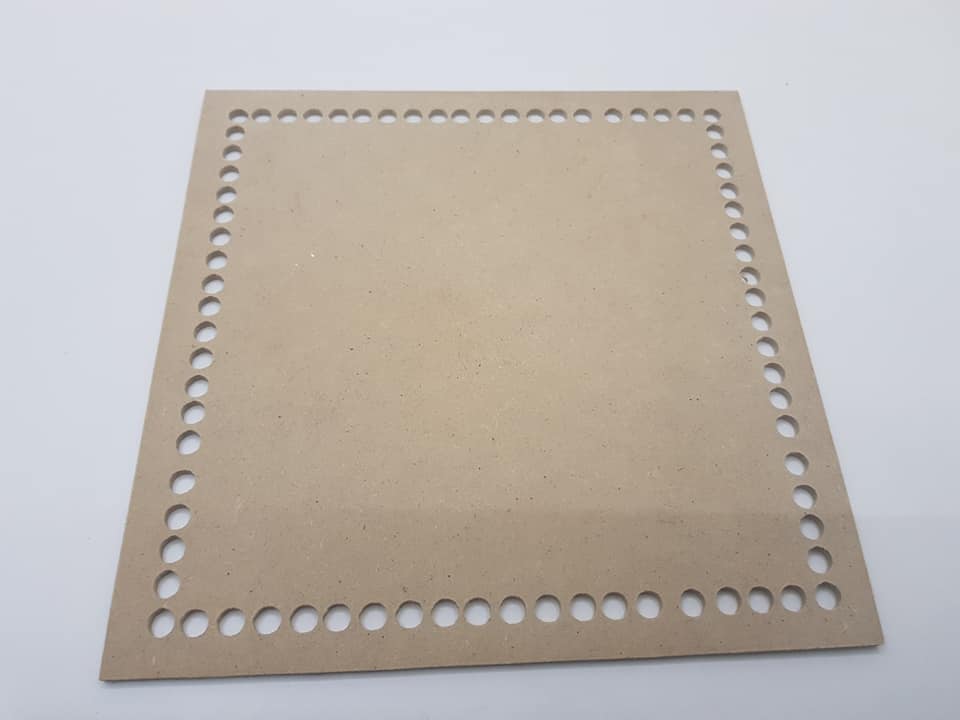 FIBROFACIL BASE TEJIDO CUADRADA 20cm.