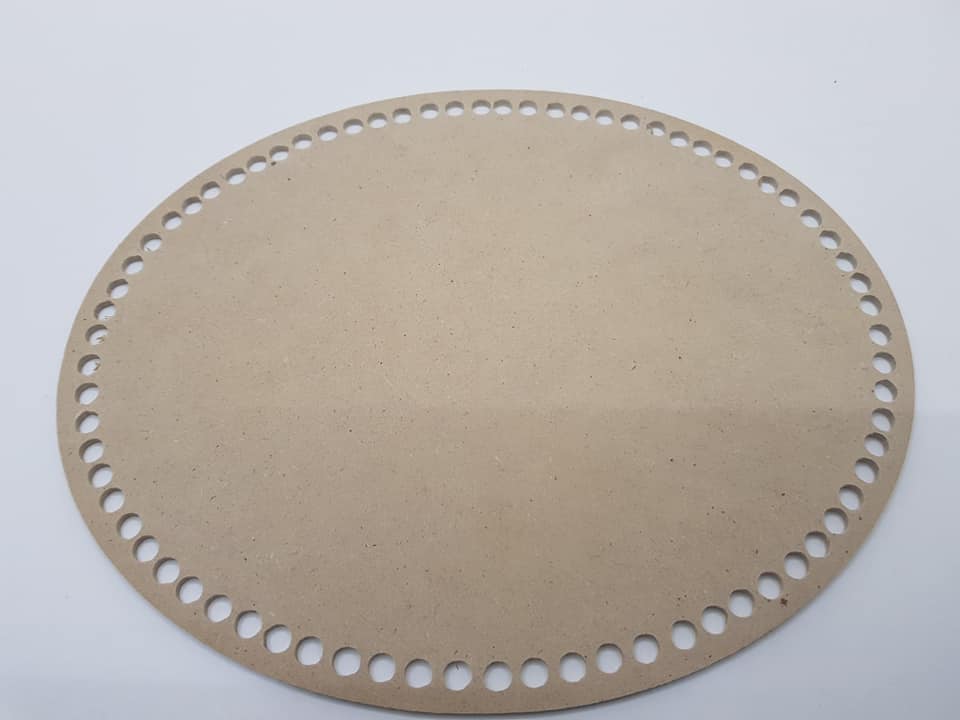 FIBROFACIL BASE TEJIDO OVAL 25x20cm.