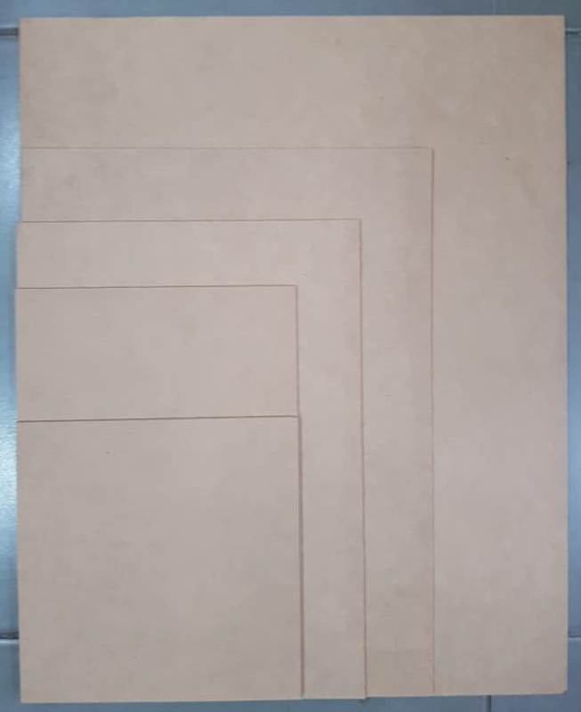 FIBROFACIL BASE CUADRADA 3mm 30x40cm.