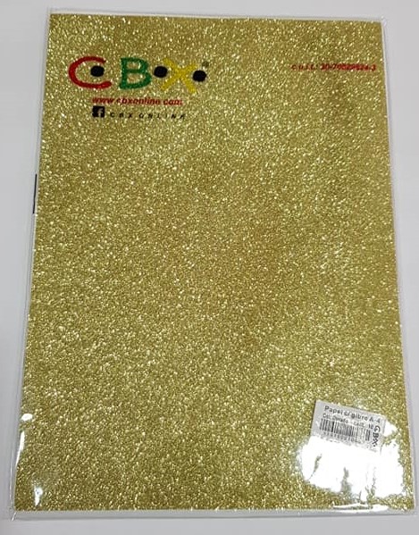 CARTULINA GIBRE - A4 x 1u. - DORADO