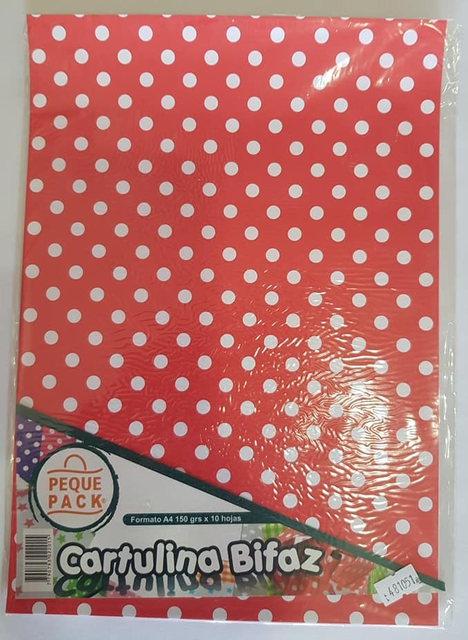 CARTUL.ENTRET. A4x10-150gr- LUNARES ROJO