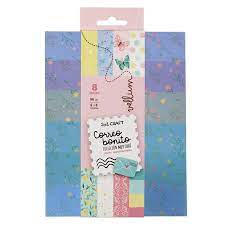 PAPEL VEGETAL IBI CRAFT DISENO 15x20cm.160gr.x 8 hojas