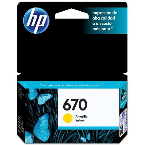 TINTA HP.670 YELLOW ( CZ-116-AL )