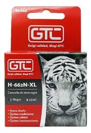 CARTUCHO GTC HP-662 XL - NEGRO 