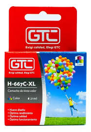 CARTUCHO GTC HP-667 XL - COLOR