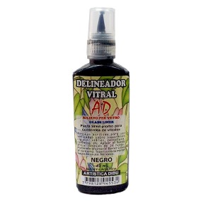 DELINEADOR VITRAL 40ml NEGRO