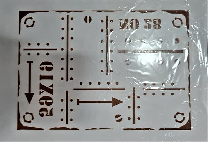 STENCIL MCL - 20x30 Cod.- 1947